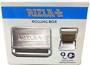 Rizla Metal Automatic Rolling Tin, Great for Rolling Rizla Papers